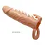 Насадка на пенис Pretty Love LyBaile Penis Sleeve Emmitt.16 см телесный - миниатюра 2