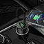 Адаптер автомобильный HOCO Light road dual port digital display car charger Z42 - миниатюра 4