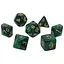 Набір кубиків Galaxy 7 Dice Set - Dark green , 7 шт. (g7dgala05) - мініатюра 1