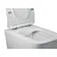 Унитаз подвесной Qtap Crow безободковый с сидением Slim Soft Close QT05335170W, Белый - миниатюра 4