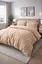Комплект постельного белья полуторный 160х220 сатин капучино TC303376196 - миниатюра 1