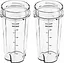 Запасні частини для чашок 470 мл для змішувачів Ninja 700W Slim Mixer Smoothie Maker Змінні стаканчики об'ємом 470 мл - мініатюра 2