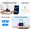 БЗП Usams US-CD195 15W 4in1 Wireless Charging Holder With Table Lamp White - мініатюра 5