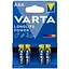 Батарейка Varta Longlife Power AAA(R3) blister 4 (4/40/200) (АРТ8945) - мініатюра 1