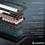 Клавиатура беспроводная игровая механическая GamePro MK-210-B Pro Black-White QLAB Orange Switches Hot-Swap - миниатюра 10
