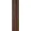 Рейка декоративная Wall Sticker PS 2900х120х12 мм Темный орех с золотом SW-00002131- - миниатюра 5