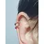 Золотая серьга-каффа на хеликс Favoritum. 210219_1 - миниатюра 2