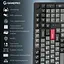 Клавиатура игровая механическая GamePro MK-305-BK Asgard Drakkar Keychron Super Red Switch Bluetooth 5.2/2.4 ГГц/USB Black - миниатюра 16