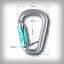 Карабін Edelrid HMS Bruce Steel Triple FG Silver (1017-738070003290) - мініатюра 4