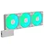 Комплект вентиляторів APNX FP1-120 ARGB White - 3 Pack (APF3-PF11257.21) - мініатюра 1