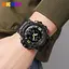 Годинник чоловічий наручний спортивний Skmei 2222 (Чорний із золотом) - мініатюра 6