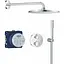 Душова система з термостатом прихованого монтажу Grohe Grohtherm з Rainshower Mono 310 34869000, Хром - мініатюра 1
