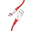 Кабель Hoco Micro USB Ferry charging data cable X70, 1 метр красный - миниатюра 1