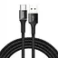 Кабель Baseus Halo Data USB to Type-C 3A 2m Black (CATGH-C01) - миниатюра 1
