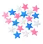 Украшения на спицы детского велосипеда звезды розовые, белые, голубые (G000104733) - миниатюра 1