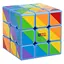 Умный Кубик 3х3х3 зеркальный радужный голубой (Smart Cube 3x3х3 Mirror Rainbow Blue) (SC365) - миниатюра 1