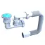 Сифон для душового піддона SantehPlast аFLAT steamer D-02 з нержавіючим випуском 1 1/2" 30412 - мініатюра 1