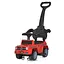 Детская каталка-толокар M 5043L-3 красный, c родительской ручкой - миниатюра 1
