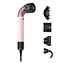 Фен-стайлер для волос Super Hairdryer 1600 Вт 4 насадки, розовый - миниатюра 1