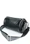 Шкіряна сумка поясна-кроссбоді Cylinder чорна - мініатюра 2