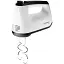 Миксер Liberton LHM-2806, White/Black, 600W, ручной, 6 скоростей, венчики, крючки для замеса теста, корпус из ABS пластика - миниатюра 2