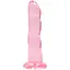 Фалоімітатор RealRock Crystal Clear 7" 18 см (рожевий) - мініатюра 1