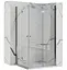 Душевая кабина Rea Fold N2 80x110 chrome REA-K7443 + REA-K7438, Универсальная, прозрачная, хром - миниатюра 1