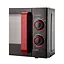 Мікрохвильова піч Liberton LMW-2082M Black/Red 700W 20 л - мініатюра 1