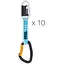 Набор оттяжек с карабинами Petzl Djinn Steel Axess and Go 8 mm 10 шт Multi Color (1052-M060EA00) - миниатюра 1