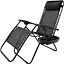 Шезлонг Garden Line Relax до 130 кг Black - мініатюра 1