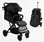 Коляска прогулянкова дитяча JOY Fabiana FB-72490 колір Чорний, рама сталева, футкавер, підсклянник, телескопіч. ручка - мініатюра 2