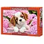 Пазл Castorland puzzle Щенок в розовых цветах 500 элементов (b-52233) - миниатюра 1