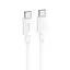 Кабель Hoco X96 Hyper USB-C to USB-C швидкісний 60 W білий - мініатюра 1