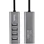 Концентратор адаптер хаб Hoco Line machine HB1 1 Usb-A to 4 Usb серый - миниатюра 1
