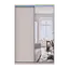 Шафа купе Doros Сіті Лайт Кашемір 1 ДСП / 1 дзеркало 150х45х225 (80736356) - мініатюра 2
