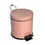 Ведро для мусора с педалью Maxiflow 3 л Розовый 4501.1825S.103.03  - миниатюра 1