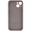 Чохол Epik Silicone Case Full Camera Protective (AA) для Apple iPhone 14 (6.1) Сірий/Lavender - мініатюра 2