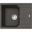 Кухонна мийка Franke Urban, фраграніт, прямокутник, з крилом, 620х500х220мм, чаша - 1, врізна, оборотна, UBG 611-62, сірий сланець - мініатюра 1