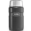 Термос пищевой Thermos Stainless King 710 мл Gun Metal с ложкой - миниатюра 1