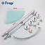 Полка Frap стеклянная тройная угловая 250x250 F1907-3 1/10, Хром - миниатюра 5