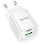 МЗП Hoco C147A PD20W+QC3.0 (1USB-A/1C) White - мініатюра 2