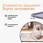 Туалет лоток під пелюшку для собак 60х60 ПУХНАСТЕ ЩАСТЯ сірий - мініатюра 6