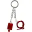 Брелок Feral Feelings Наручники з пряжкою Червоний - мініатюра 1