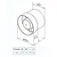 Вентилятор канальный осевой Домовент 150 ВКО Белый 30412 - миниатюра 8