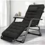 Розкладне крісло ліжко з подушкою Leobro Чорний (LB-FCB-G1-BLK) - мініатюра 1