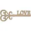 Заготовка Rosa Talent Ключик Love 2 ДВП 10х3.8 см 4 шт - мініатюра 1