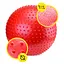 Мяч для фитнеса (фитбол) Cornix 55 см массажный Anti-Burst Red XR-0470 - миниатюра 6