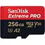 Карта пам`ятi MicroSDXC 256GB UHS-I U3 R200/W140MB/s SanDisk Extreme Pro V30 + SD-адаптер (SDSQXCD-256G-GN6MA) - мініатюра 3