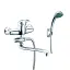 Смеситель для ванны Zegor NHK6-C048 однорычажный с душевым набором Хром 30412 - миниатюра 1