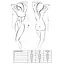 Боді Passion Charming Body black L/XL - мініатюра 3